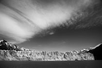 Perito Moreno Glacier, Argentina, b/w by travelfoto