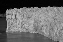 Perito Moreno Glacier, Argentina, b/w by travelfoto