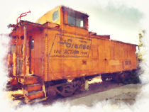 Rio Grande Caboose by Stephen Lawrence Mitchell