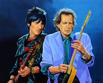 The Stones Ron & Keith painting von Paul Meijering