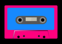 Cool Cassette Tape - Retro Vintage Pop Music  von Denis Marsili