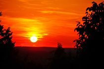 Abendhimmel nach einem Gewitter von Michael Ebardt