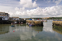 Custom House Quay and Falmouth Harbour by Rod Johnson