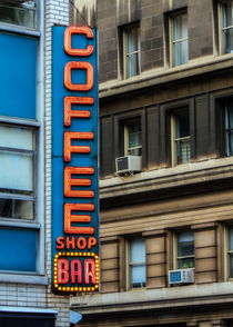 Union Square Coffee Shop Sign by Jon Woodhams