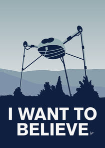 My I want to believe minimal poster-war-of-the-worlds von chungkong