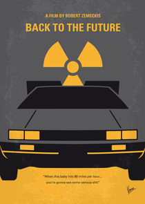 No183 My Back to the Future minimal movie poster-part I by chungkong