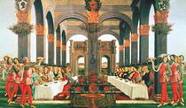 Das Hochzeitsmahl von Sandro Botticelli