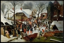 Anbetung der heiligen drei Könige von Pieter Brueghel the Elder