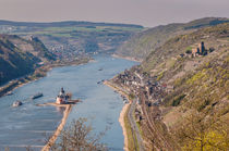 3-Burgen-Blick bei Kaub II by Erhard Hess