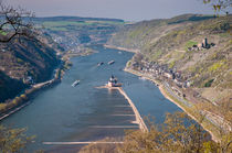 3-Burgen-Blick bei Kaub von Erhard Hess