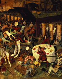 Der Triumph des Todes, Detail unten rechts von Pieter Brueghel the Elder