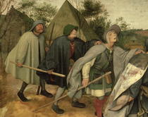 Die Parabel von den Blinden, Detail von Pieter Brueghel the Elder
