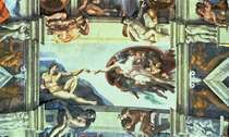Sistine Chapel Ceiling: Creation of Adam by Buonarroti Michelangelo