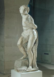 The Rebellious Slave by Buonarroti Michelangelo