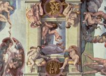 Sixtinische Kapelle: Die Erschaffung Evas von Buonarroti Michelangelo