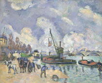 Am Quai de Bercy von Paul Cezanne