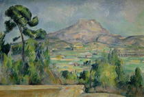 Montagne Sainte-Victoire von Paul Cezanne