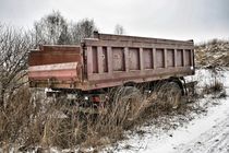 Little Red Trailer by Geir Ivar Ødegaard