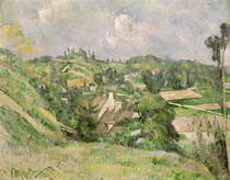 Auvers-sur-Oise, seen from the Val Harme by Paul Cezanne