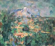 Montagne Sainte-Victoire from Lauves by Paul Cezanne