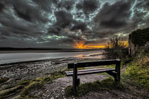 Sunset on the River Taw by Dave Wilkinson