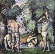 Die fünf Badenden von Paul Cezanne
