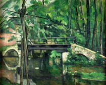 Die kleine Brücke von Paul Cezanne