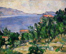 View of Mount Marseilleveyre and the Isle of Maire by Paul Cezanne