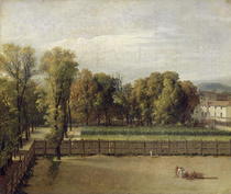 View of the Luxembourg Gardens in Paris by Jacques Louis David