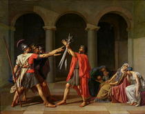 Schwur der Horatier von Jacques Louis David