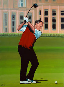 Jack Nicklaus painting by Paul Meijering