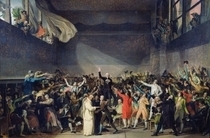 Schwur im Ballhaus von Jacques Louis David