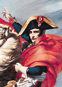 Napoleon überquert die Alpen von Jacques Louis David