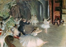 Ballettprobe von Edgar Degas