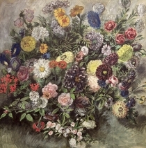 Blumenstrauß von Ferdinand Victor Eugèn  Delacroix
