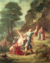 Orpheus und Eurydike von Ferdinand Victor Eugèn  Delacroix