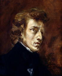 Frederic Chopin von Ferdinand Victor Eugèn  Delacroix