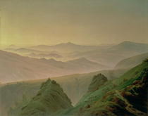 Morgen im Gebirge von Caspar David Friedrich