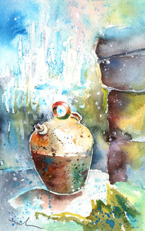 Jar Under A Waterfall von Miki de Goodaboom