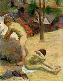 Badende bretonische Jungen von Paul Gauguin