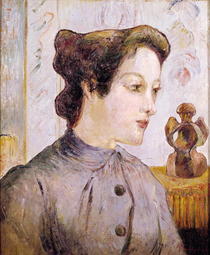 Portrait einer jungen Frau von Paul Gauguin