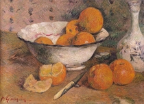 Stillleben mit Orangen von Paul Gauguin