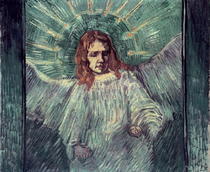 Head of an Angel, after Rembrandt by Vincent Van Gogh