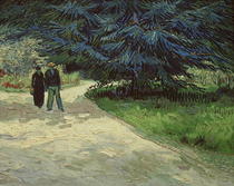 Couple in the Park, Arles by Vincent Van Gogh