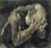 Man with his head in his hands by Vincent Van Gogh