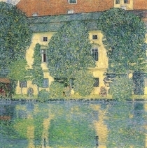Das Schloß Kammer am Attersee von Gustav Klimt