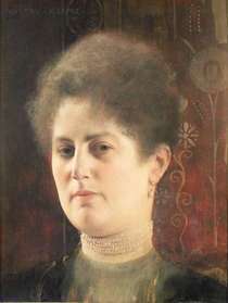 Portrait einer Frau von Gustav Klimt
