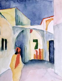 A Glance Down an Alley by August Macke