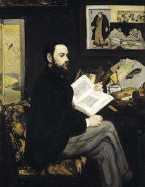 Portrait of Emile Zola  by Edouard Manet