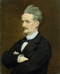 The Journalist Henri Rochefort by Edouard Manet